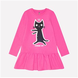 Платье для девочки Crockid КР 5550 ярко-розовый к215